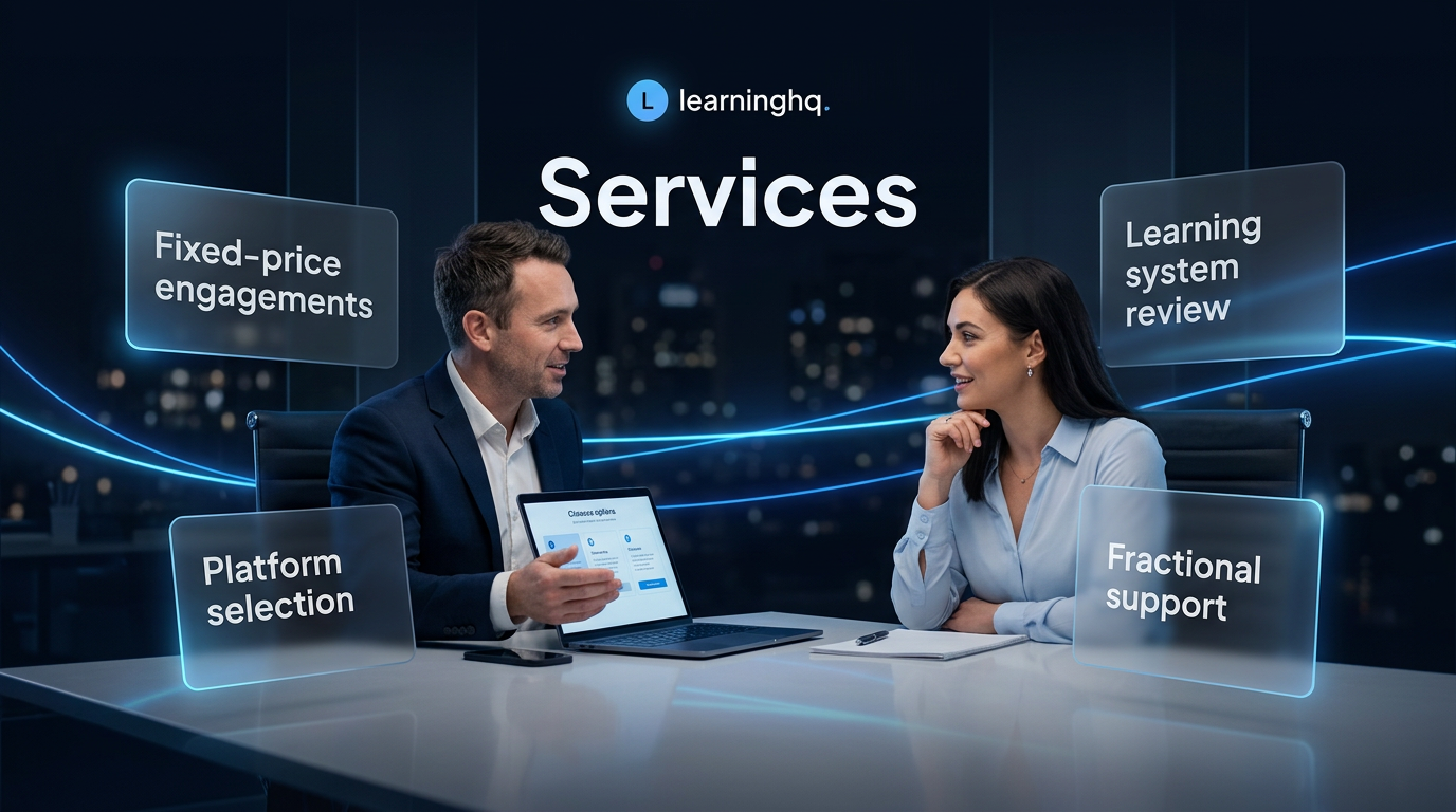 LearningHQ services workshop visual