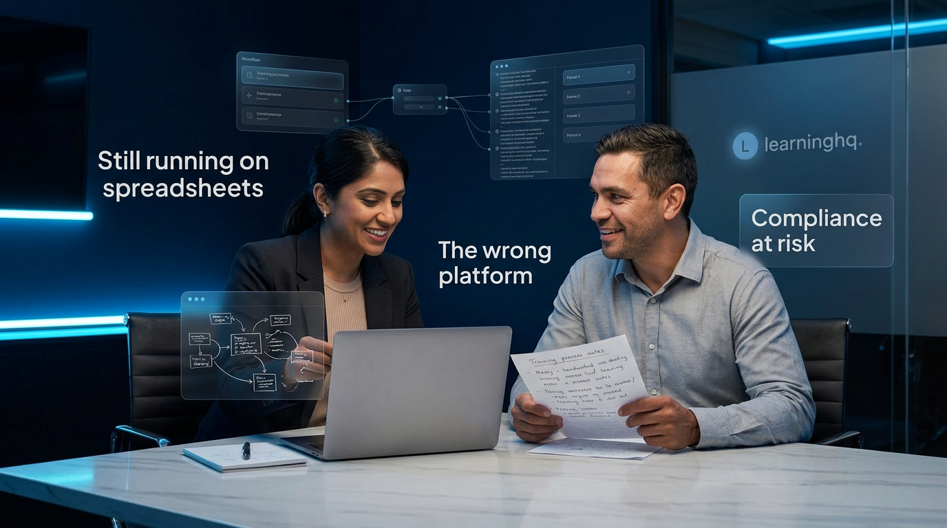 Compliance risk and disconnected training operations